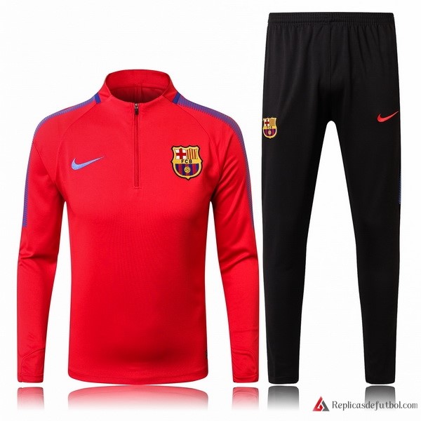 Chandal Barcelona 2017-2018 Rojo Negro